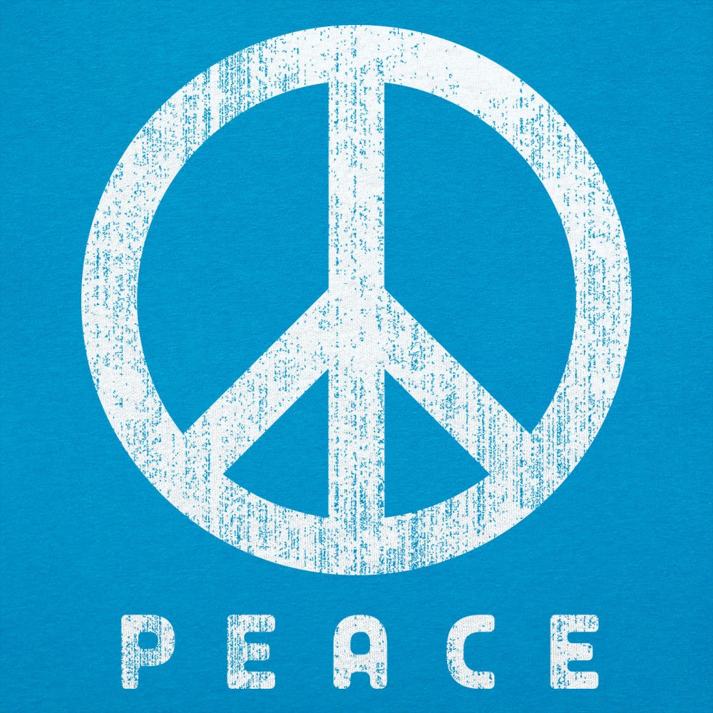 Peace Sign Vintage Distressed Peace Symbol
