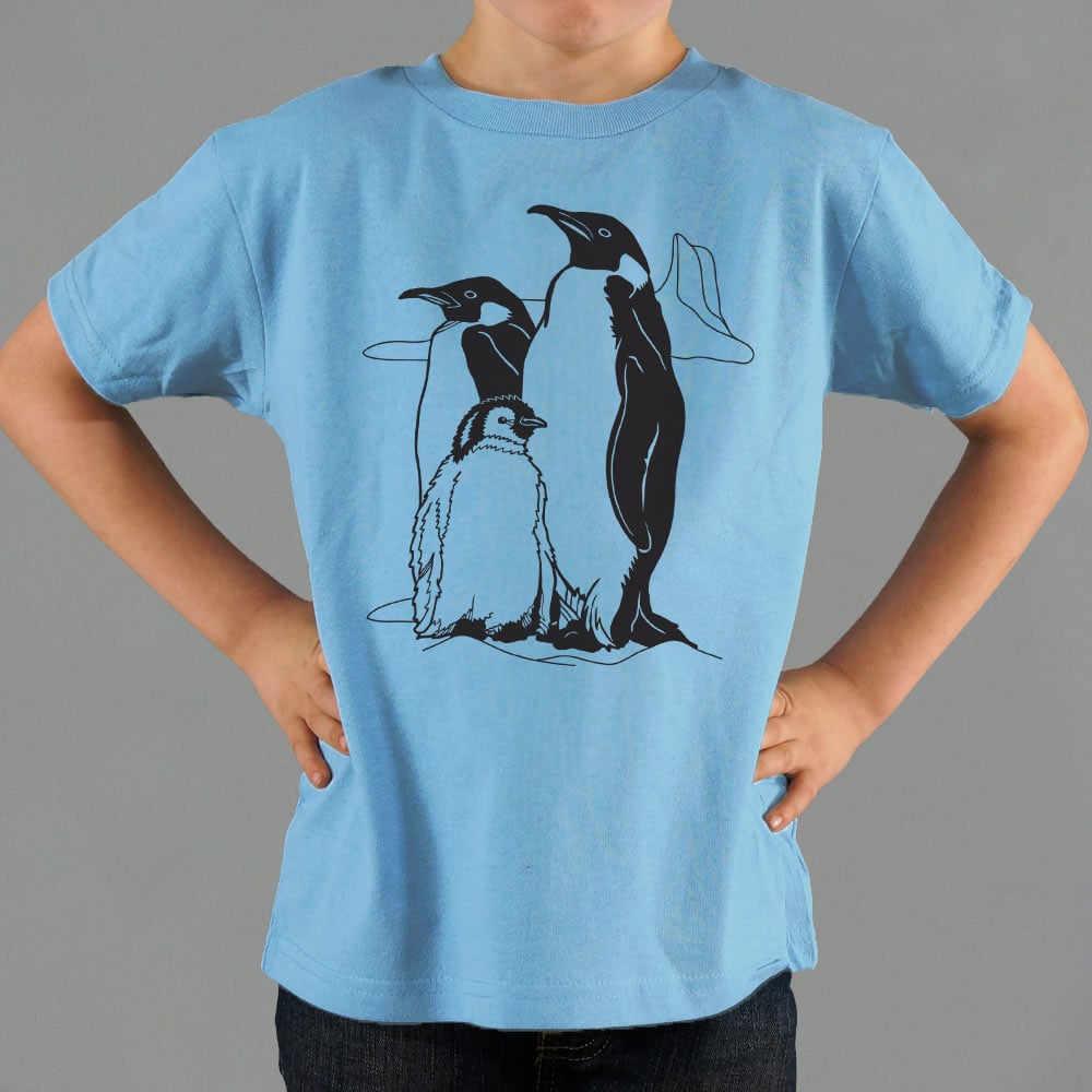 Penguin Family Illustration