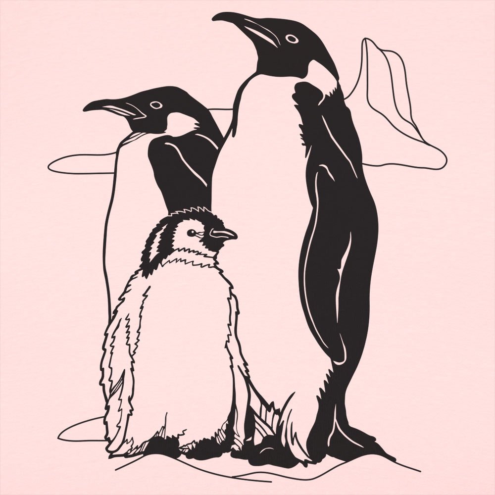 Penguin Family Illustration