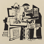 Picasso Three Musicians Cubist Painting 1921