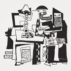 Picasso Three Musicians Cubist Painting 1921