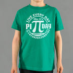Every Day Is Pi Day. Pi Symbol Badge for March 14th