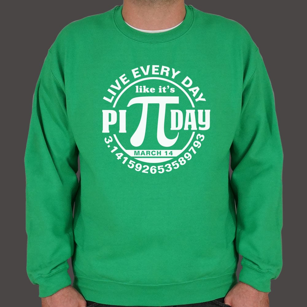 Every Day Is Pi Day. Pi Symbol Badge for March 14th