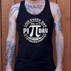 Every Day Is Pi Day. Pi Symbol Badge for March 14th