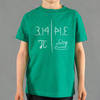 Pi Mirrors Pie 3.14 Symbol and Slice of Pie