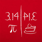 Pi Mirrors Pie 3.14 Symbol and Slice of Pie