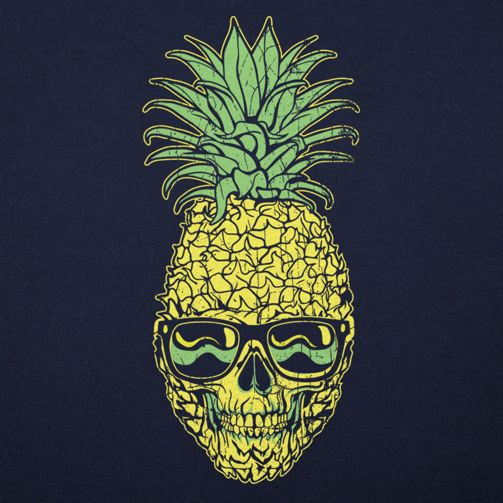 Pineapple Skull Wearing Sunglasses