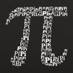 Pi Of Pi Symbol Made of the Word Pi