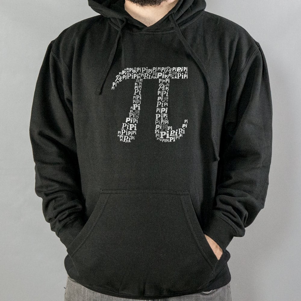 Pi Of Pi Symbol Made of the Word Pi