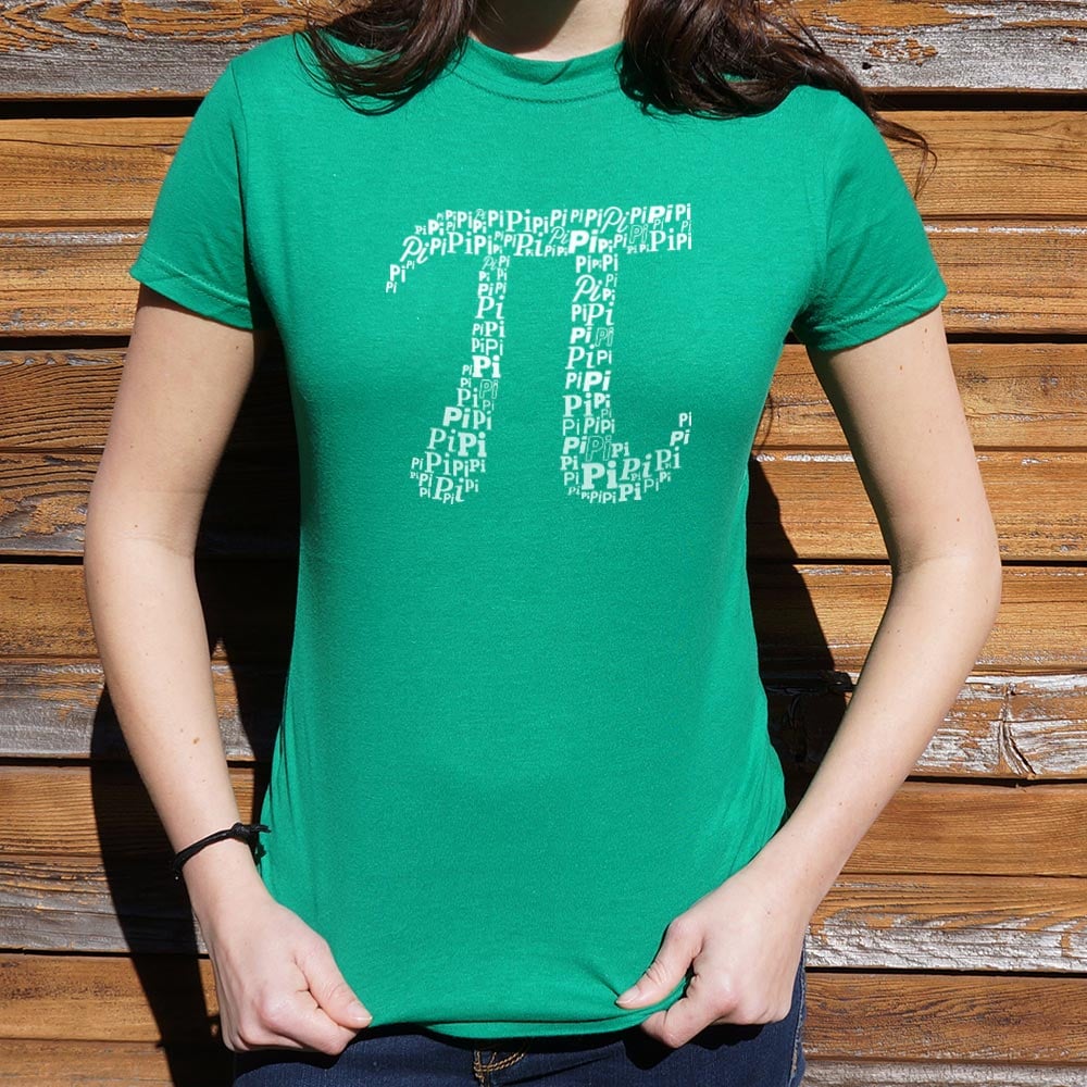 Pi Of Pi Symbol Made of the Word Pi