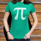 Pi Symbol Distressed Math Design