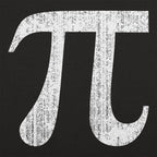 Pi Symbol Distressed Math Design