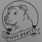 Pitty Party Pit Bull Dog Portrait