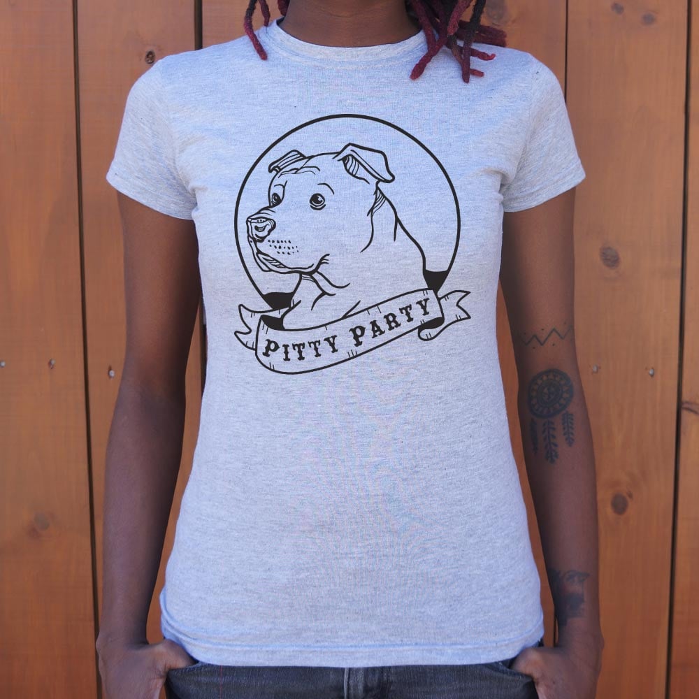 Pitty Party Pit Bull Dog Portrait