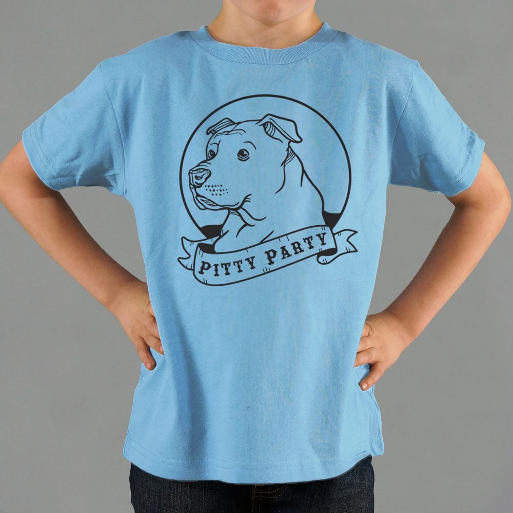 Pitty Party Pit Bull Dog Portrait