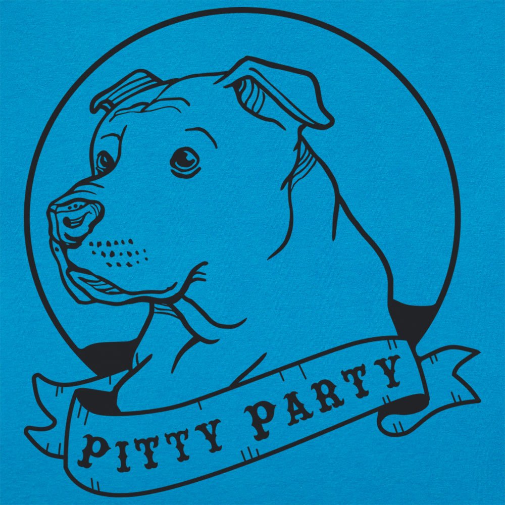 Pitty Party Pit Bull Dog Portrait