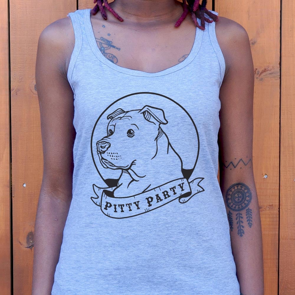 Pitty Party Pit Bull Dog Portrait