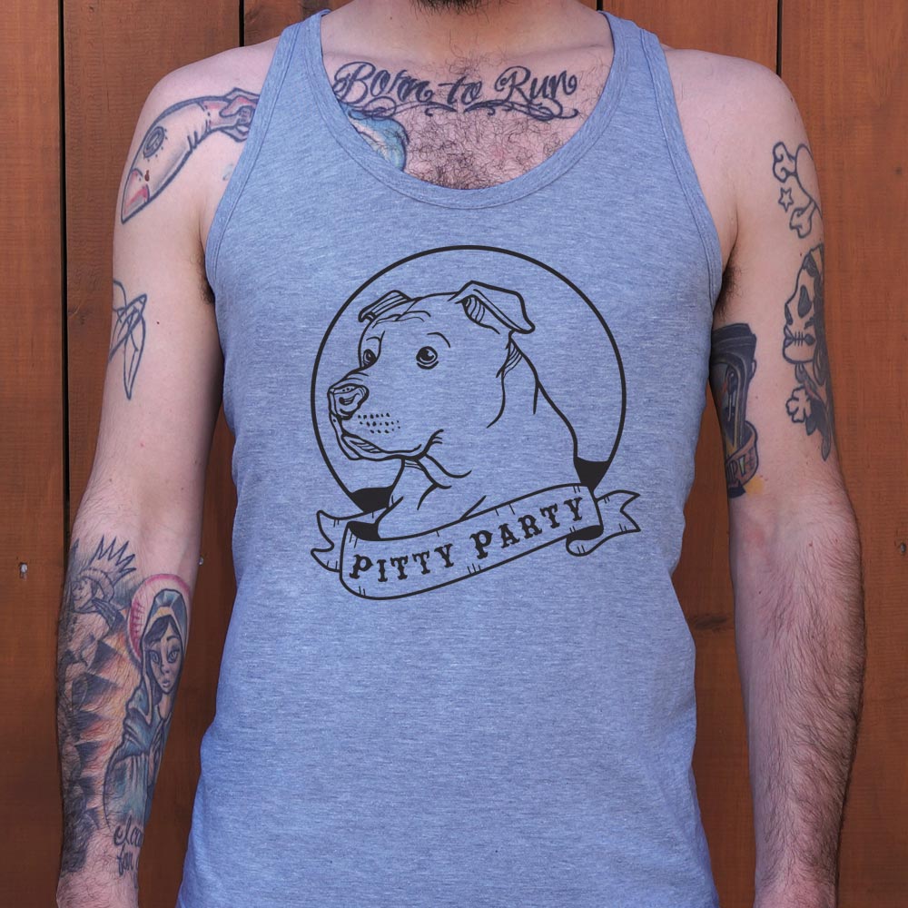 Pitty Party Pit Bull Dog Portrait