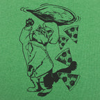 Pizza Cat Chef Tossing Dough and Pepperoni Slices