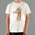 Placid Giraffe Vintage Illustration