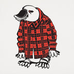 Plaidypus Platypus Wearing Red Plaid Flannel