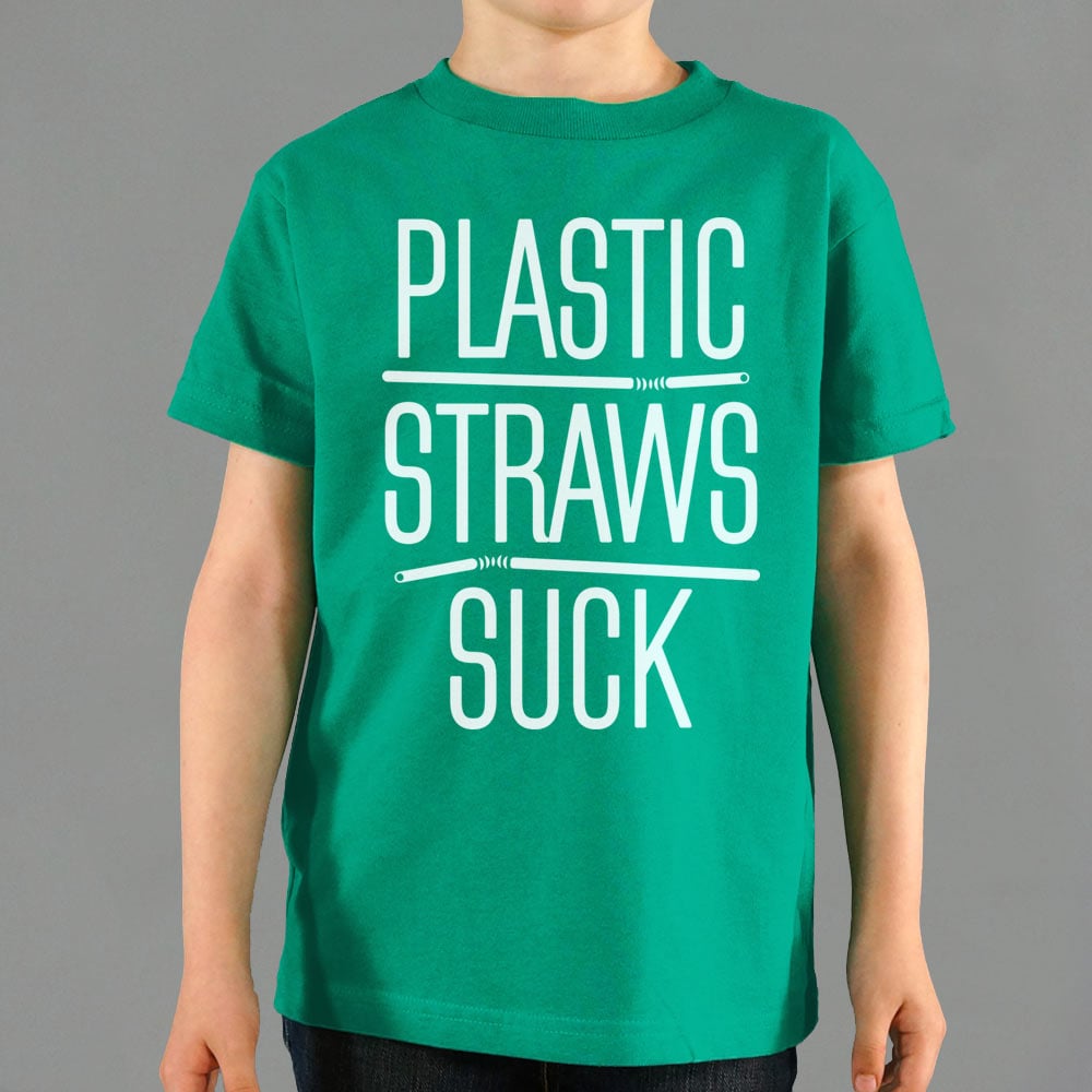 Plastic Straws Suck Anti Plastic Pun
