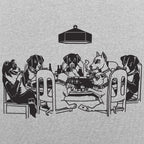Poker Dogs Playing Cards Around the Table