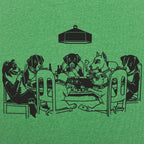 Poker Dogs Playing Cards Around the Table