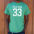 Polk High Panthers Number 33 Football Jersey Design