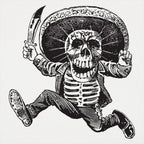 Posada Calavera Skeleton Illustration