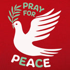 Pray For Peace Dove with Olive Branch