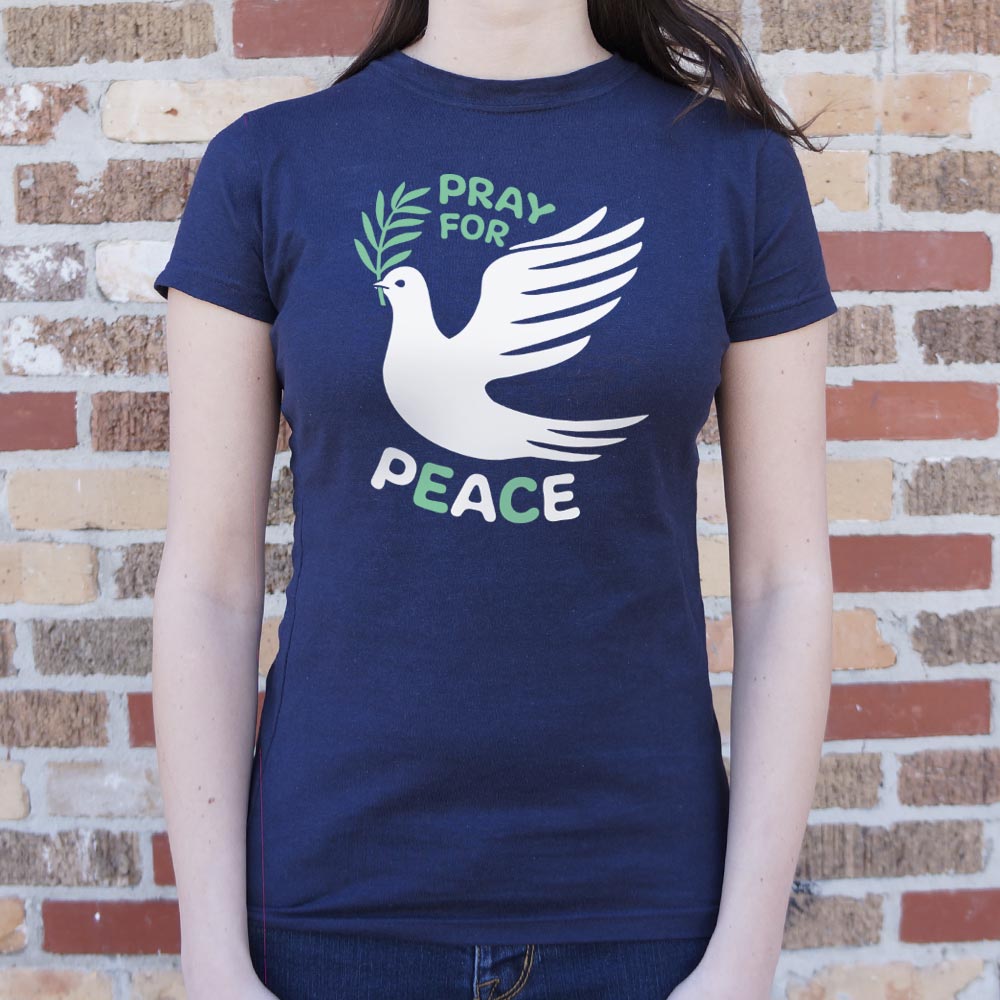 Pray For Peace Dove with Olive Branch