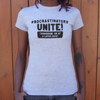 Procrastinators Unite Tomorrow or at a Later Date