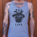 Pug Life Gangster Pug Dog with Bandana