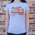 Pumpkin Spice and Everything Nice Fall Leaf Design