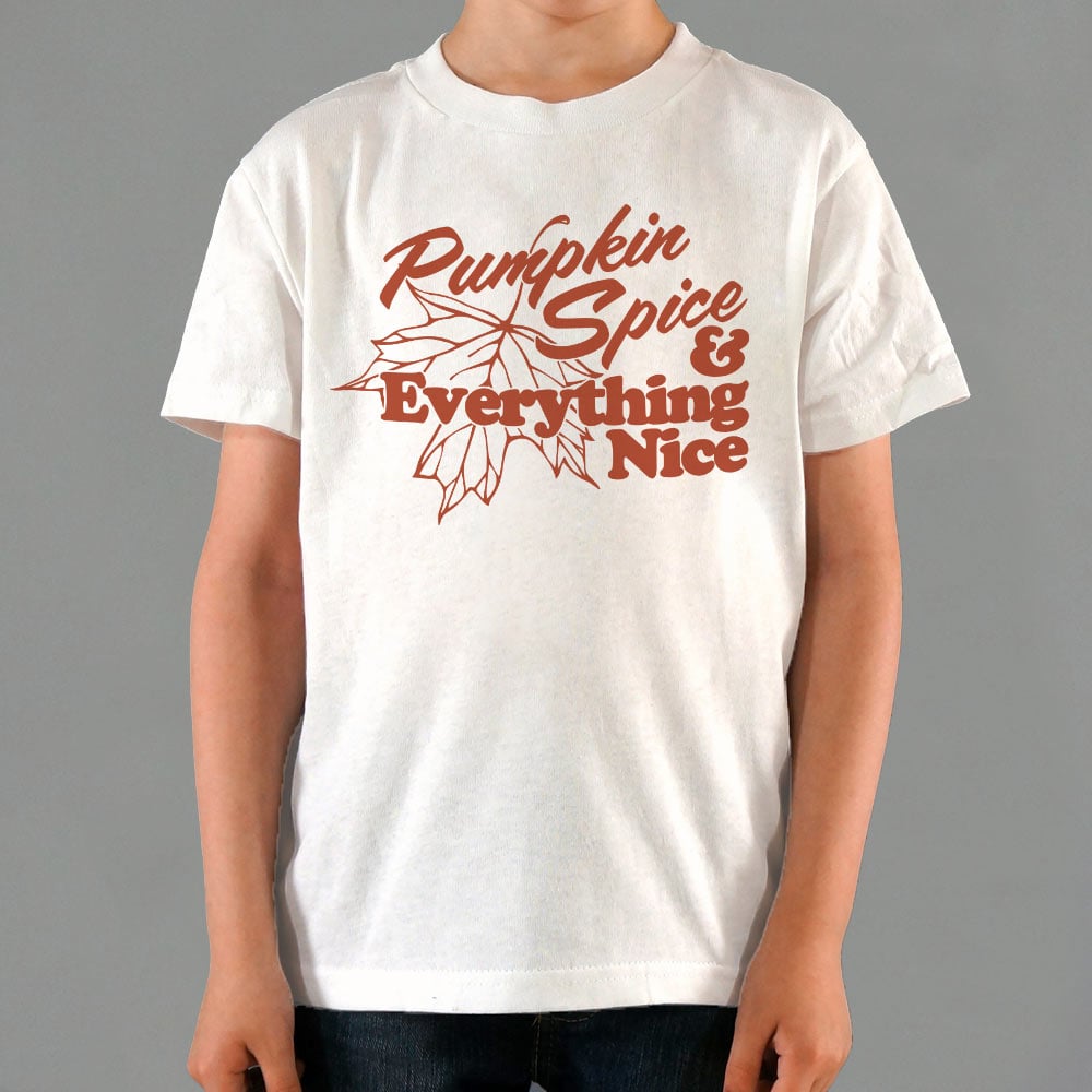 Pumpkin Spice and Everything Nice Fall Leaf Design