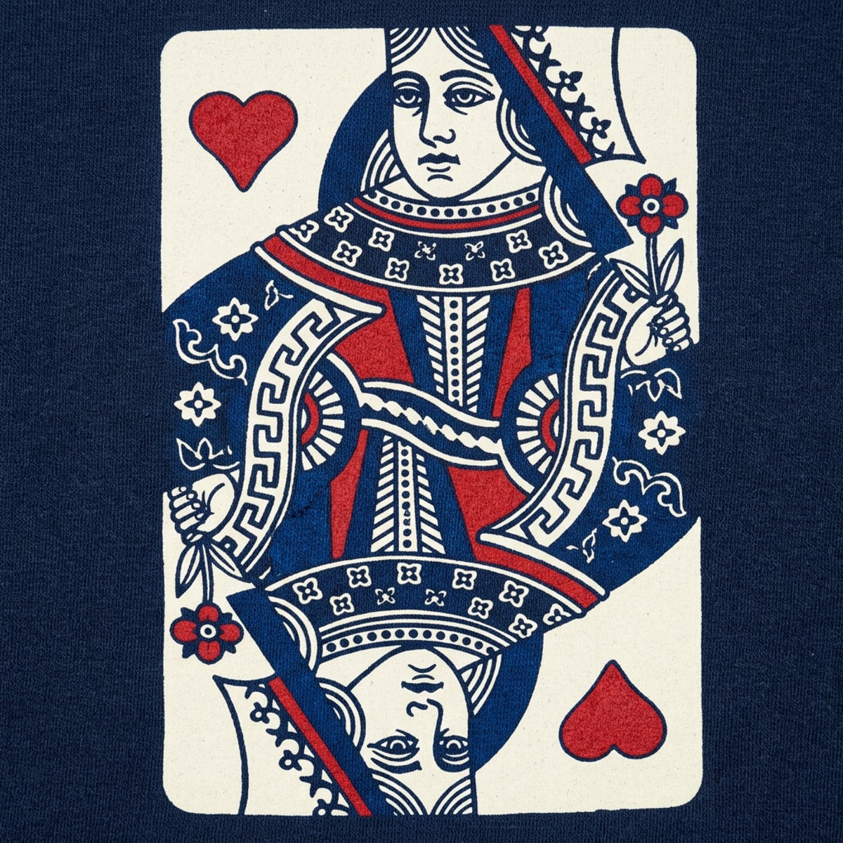 Queen of Hearts Playing Card