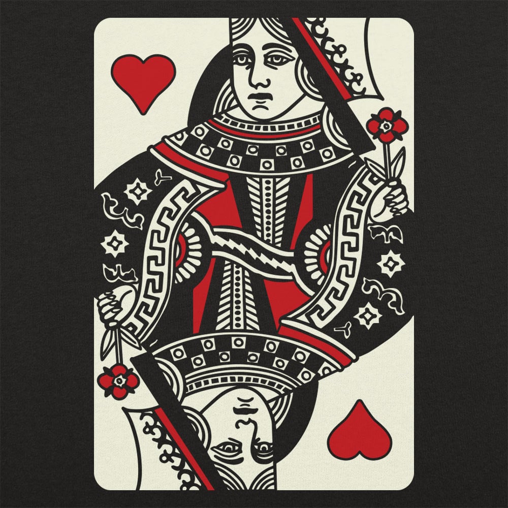 Queen of Hearts Playing Card