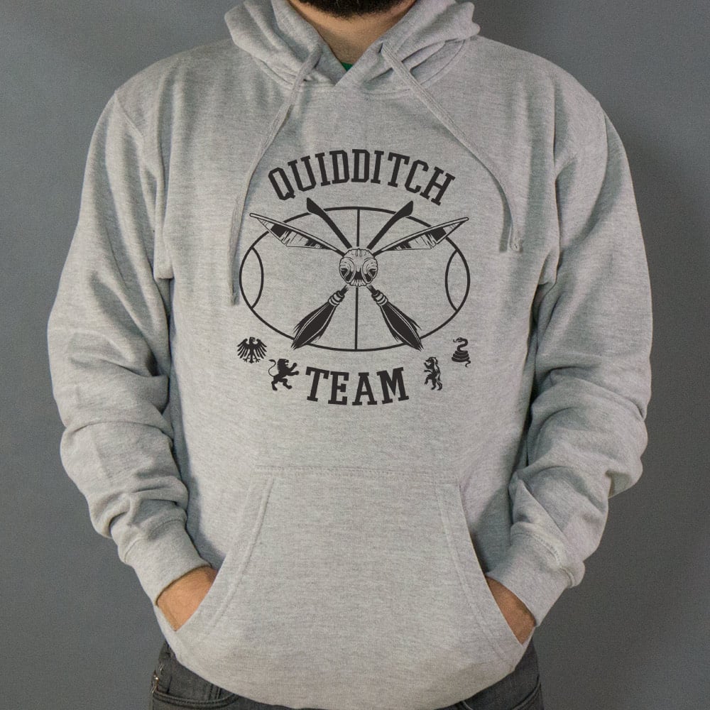 Quidditch Team Crossed Broomsticks Emblem