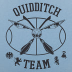 Quidditch Team Crossed Broomsticks Emblem