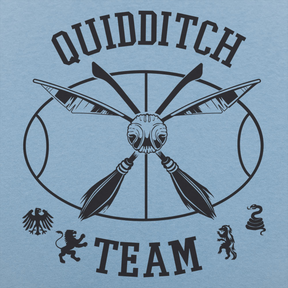 Quidditch Team Crossed Broomsticks Emblem
