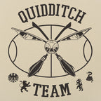 Quidditch Team Crossed Broomsticks Emblem