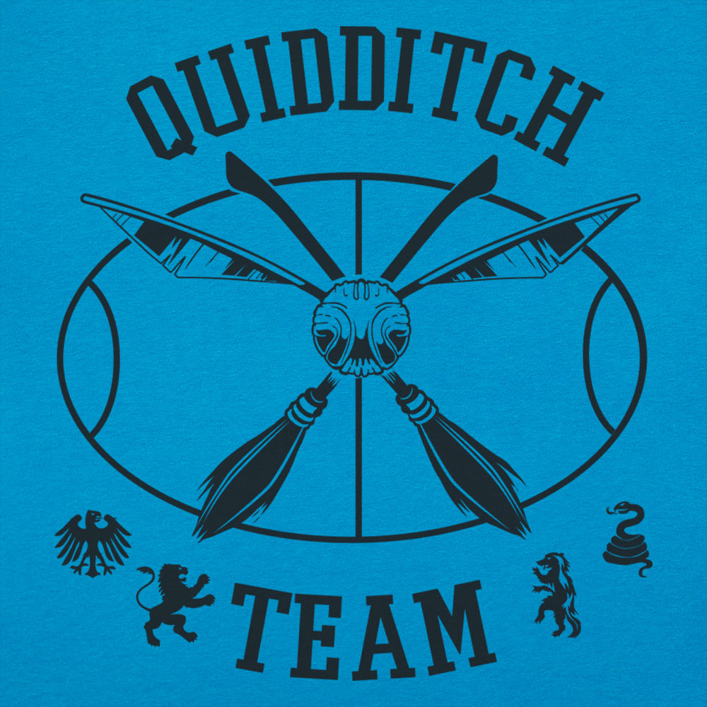 Quidditch Team Crossed Broomsticks Emblem