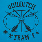 Quidditch Team Crossed Broomsticks Emblem