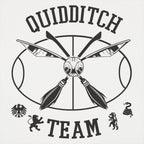 Quidditch Team Crossed Broomsticks Emblem