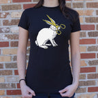 Rabbit And Scissors Tethered Horror Symbolism