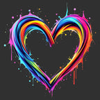 Rainbow Heartbeat Tee