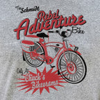 Rebel Adventure Retro Red Bicycle Ad