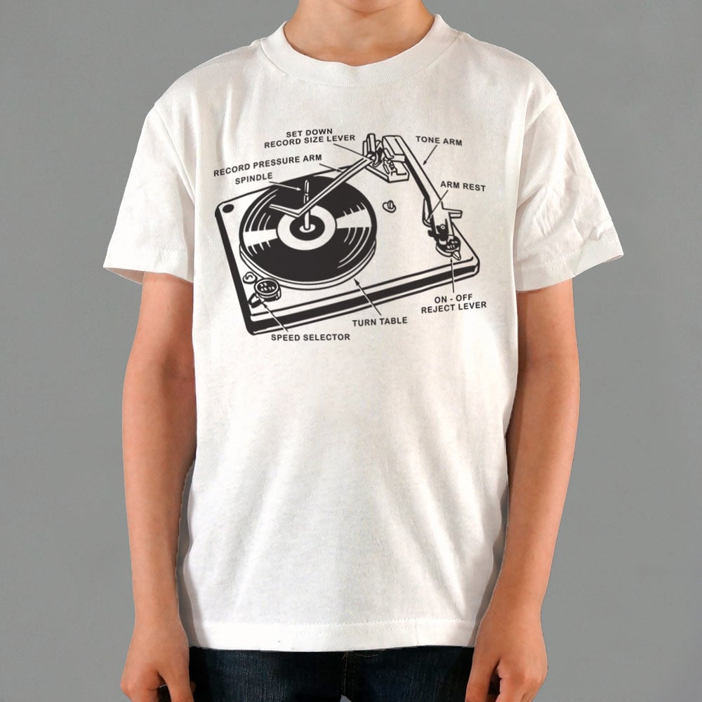 Record Player Anatomy Turntable Diagram