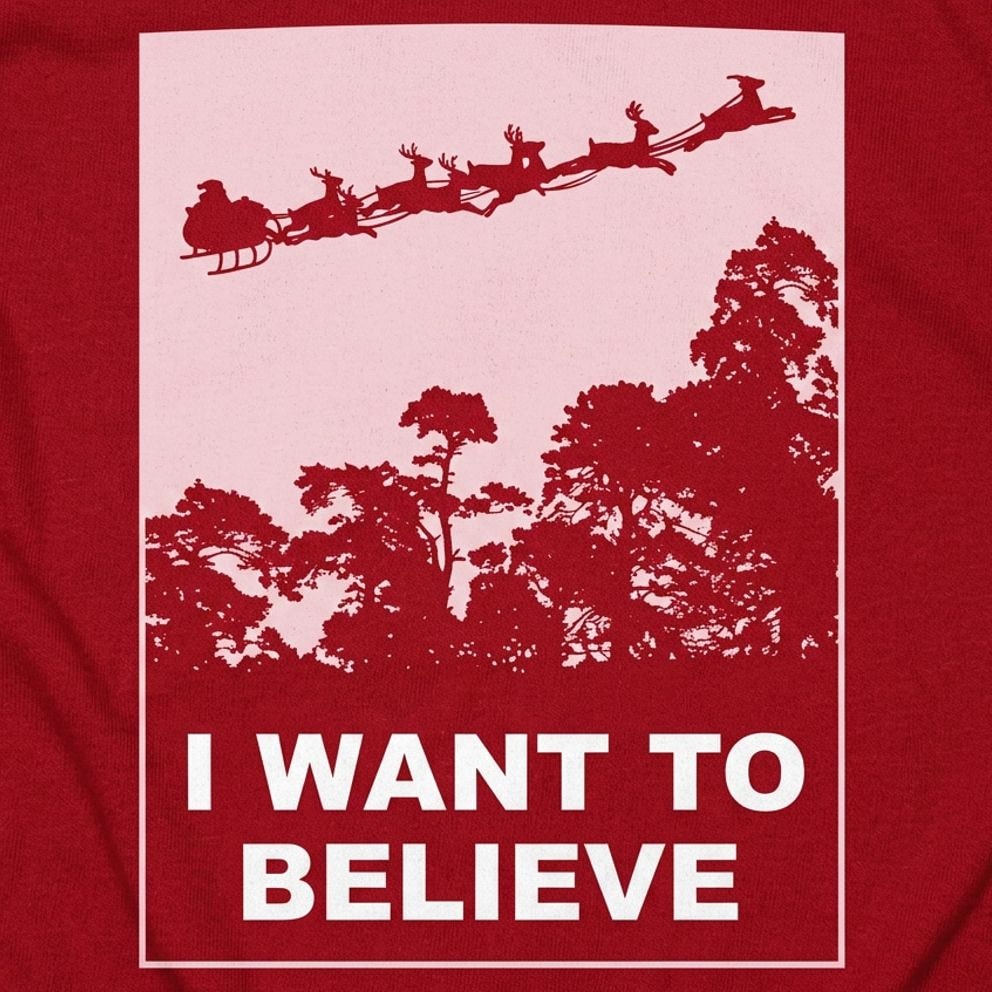 I Want To Believe In Santa Parody